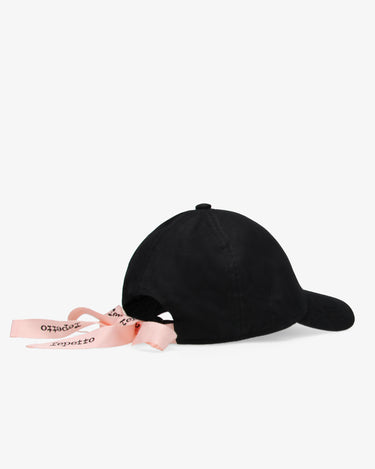 Signature bow cap 蝴蝶結棒球帽 - 黑