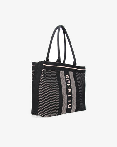 Medium knitted bag 中型針織托特包-黑