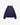Signature satin zip-up hoodie 連帽上衣 - 海軍藍