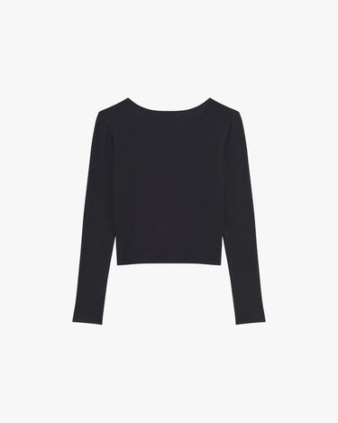 Long sleeve top 長袖上衣 - 黑色