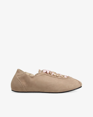 Silk Tennis Sneakers 絲質網球運動鞋 - 米色