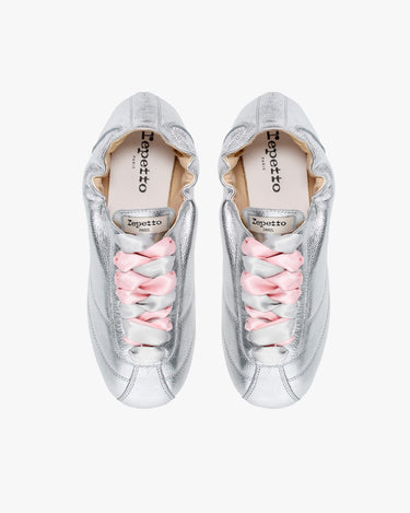 Silk Tennis Sneakers 絲質網球運動鞋 - 銀