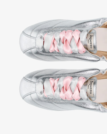 Silk Tennis Sneakers 絲質網球運動鞋 - 銀