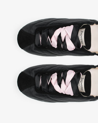 Silk Tennis Sneakers 絲質網球運動鞋 - 黑