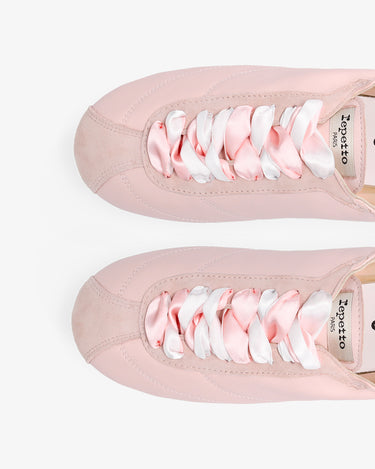 Silk Tennis Sneakers 絲質網球運動鞋 - 品牌粉色