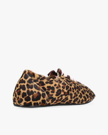 Silk Tennis Sneakers 絲質網球運動鞋 - 豹紋
