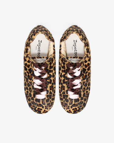 Silk Tennis Sneakers 絲質網球運動鞋 - 豹紋