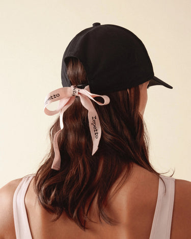 Signature bow cap 蝴蝶結棒球帽 - 黑
